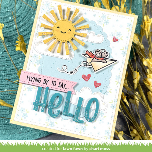 3 Pack - Lawn Fawn Clear Stamps -Have a Mice Flight - 5A003KFT-1HFVD