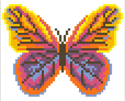 2 Pack - Diamond Dotz Diamond Art Mini Pillow Kit 7"X7"-Butta Flutta - DDP2042