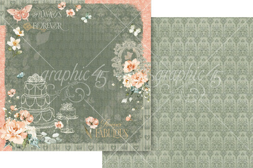 15 Pack - Graphic 45 Always & Forever Double-Sided Cardstock 12"X12"-Always & Forever Dark Layout - 5A003JZV-1HF9D - 810070168667