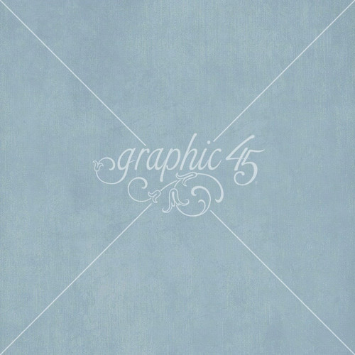 15 Pack - Graphic 45 Scenic Route Double-Sided Cardstock 12"X12"-Azure Blue - 5A003JZS-1HF9M