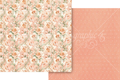 15 Pack - Graphic 45 Always & Forever Double-Sided Cardstock 12"X12"-Timeless Floral - 5A003JZV-1HF96 - 810070168698
