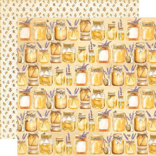 25 Pack - Simple Stories Lavender Fields Double-Sided Paper12"X12"-Just Bee You - 5A003JPB-1HDXY - 810191523383