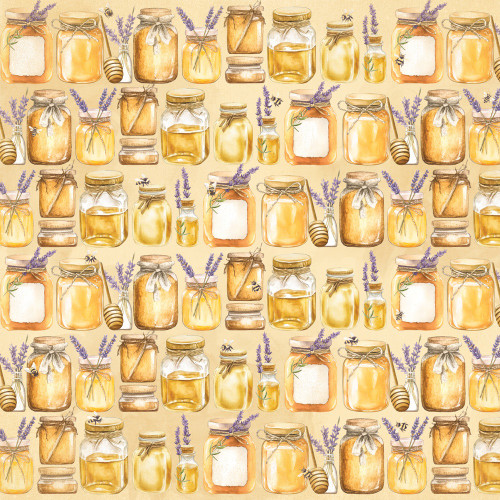 25 Pack - Simple Stories Lavender Fields Double-Sided Paper12"X12"-Just Bee You - 5A003JPB-1HDXY