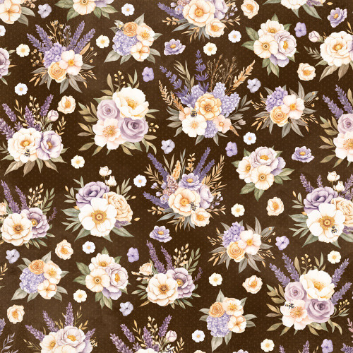 25 Pack - Simple Stories Lavender Fields Double-Sided Paper12"X12"-Buzz & Bloom - 5A003JPB-1HDXD