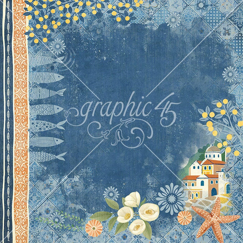 15 Pack - Graphic 45 Scenic Route Double-Sided Cardstock 12"X12"-Scenic Route Dark Layout - 5A003JZS-1HF9P