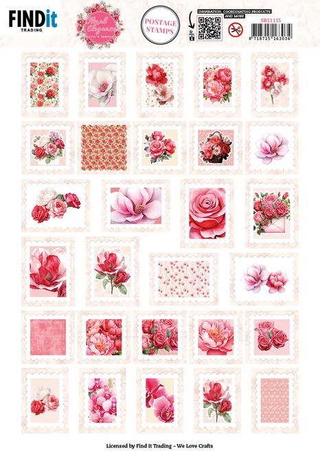 10 Pack - Fint It Trading Floral Elegance Pushout-Postage Stamp - 5A003K0F-1HFB9 - 8718715163034