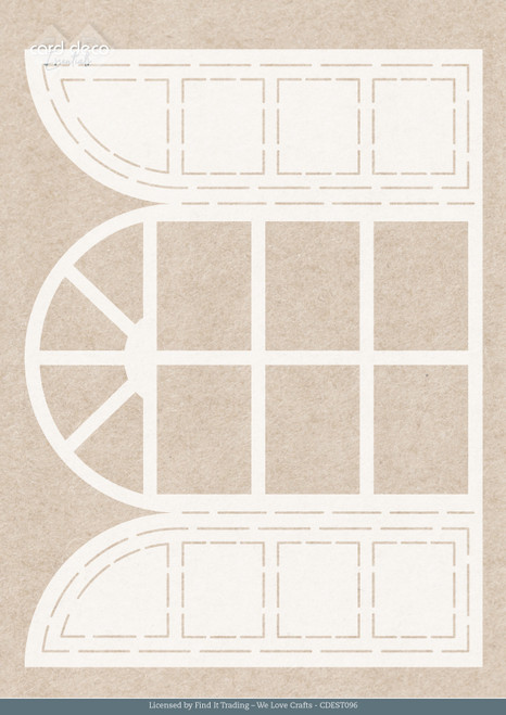 3 Pack - Find It Trading Deco Essentials Stencil-Winter Window, Winter Bunnies - 5A003K05-1HFBM - 8718715157422