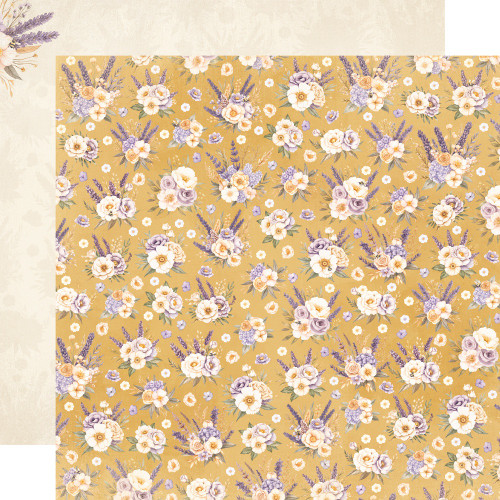 25 Pack - Simple Stories Lavender Fields Double-Sided Paper12"X12"-Stay Golden - 5A003JPB-1HDYD - 810191523413