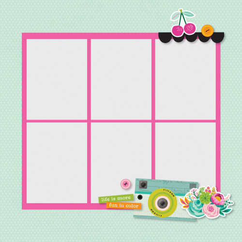 3 Pack - Simple Stories Simple Page Pieces Die Cuts-Color Me Happy - 5A003JR4-1HDZ3