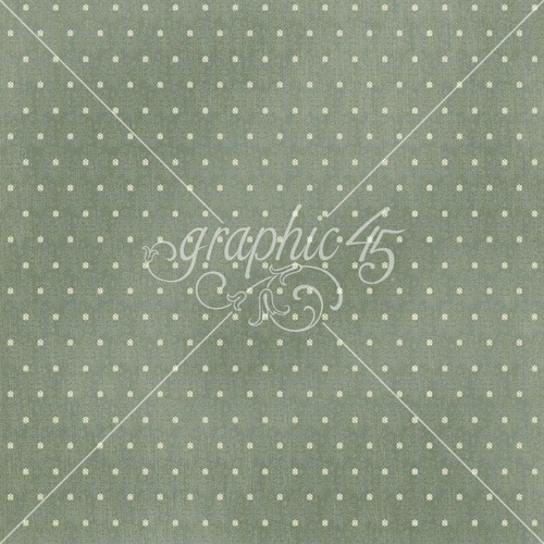 15 Pack - Graphic 45 Always & Forever Double-Sided Cardstock 12"X12"-Luxurious Green - 5A003JZV-1HF8P