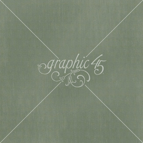 15 Pack - Graphic 45 Always & Forever Double-Sided Cardstock 12"X12"-Luxurious Green - 5A003JZV-1HF8P