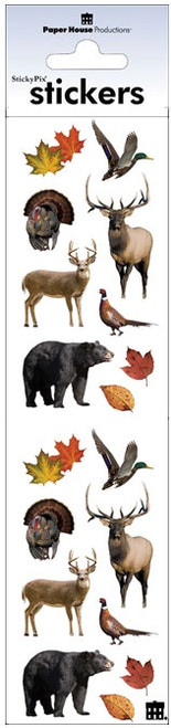 6 Pack - Paper House Stickers 2.25"X9.5"-Wildlife - PHST2X4-2238E - 767636253810