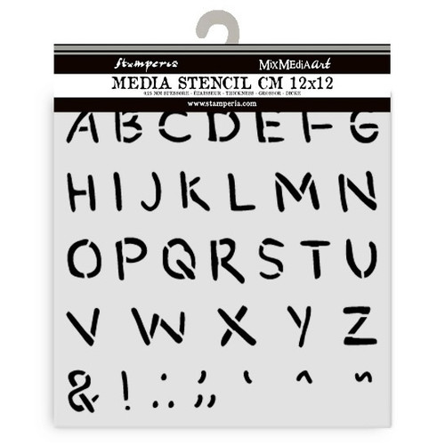 3 Pack - Stamperia Stencil 4.72"X 4.72"-Baby Alphabet - 5A003H4B-1HC79 - 5993110049791