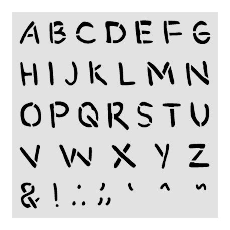 3 Pack - Stamperia Stencil 4.72"X 4.72"-Baby Alphabet - 5A003H4B-1HC79
