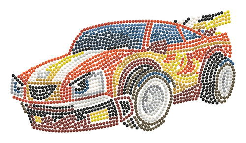 2 Pack - Diamond Dotz Diamond Art Box Kit 8.6"X8.6"-Hot Rod - DBX076