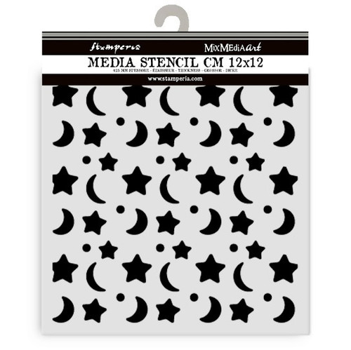 3 Pack - Stamperia Stencil 4.72"X 4.72"-Baby Star And Moon - 5A003H57-1HC7Q - 5993110049807