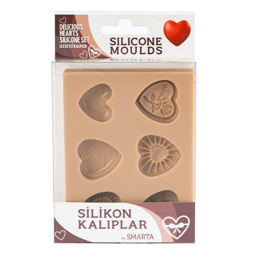 Smarta Silicone Molds-Delicious Hearts - A5003MNZ-1HJ9S - 8683451130926