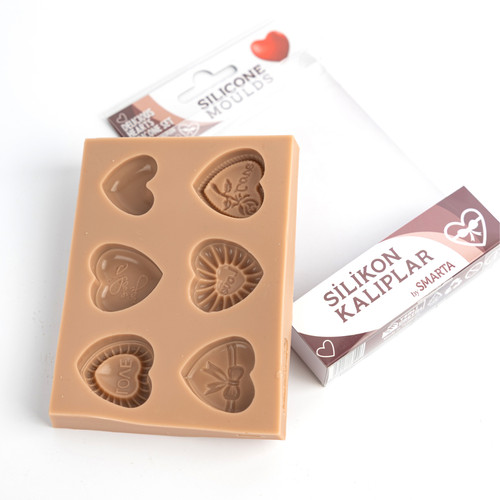 Smarta Silicone Molds-Delicious Hearts - A5003MNZ-1HJ9S