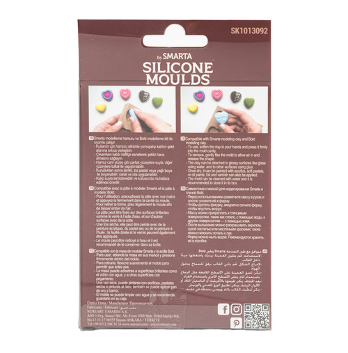 Smarta Silicone Molds-Delicious Hearts - A5003MNZ-1HJ9S Smarta Silicone Molds-Delicious Hearts - A5003MNZ-1HJ9S