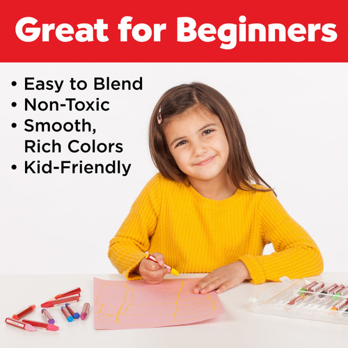 3 Pack - Oil Pastels 24/Pkg- - 124024