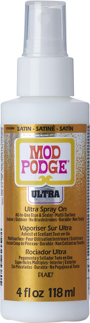 3 Pack - Plaid Mod Podge Ultra Satin Spray On Glue & Sealer-4oz - CS25380 - 028995253805