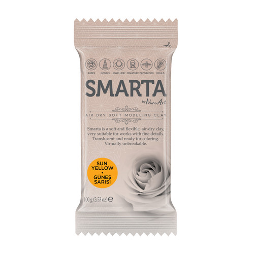 Smarta Air Dry Modeling Clay 100gr-Sun Yellow - A5003MNL-H1J4X - 8682923974419