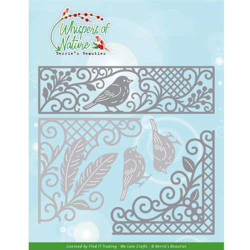 Find It Trading Whispers of Nature Die-Birds Border and Corners - 5A003MSW-1HJ8X - 8718715161627
