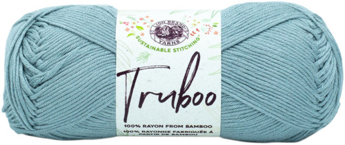 3 Pack - Lion Brand Truboo Yarn-Sky - 837-107 - 023032082189