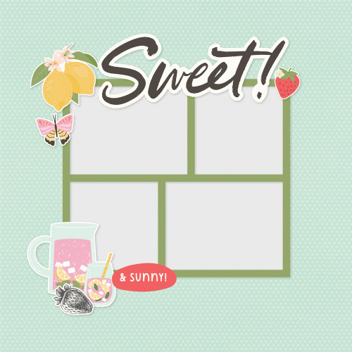3 Pack - Simple Stories Simple Page Pieces Die Cuts-Pink Lemondade - 5A003JQ2-1HDWX