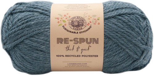 3 Pack - Lion Brand Re-Spun Thick & Quick Yarn-Night Sky - 843-110 - 023032078830