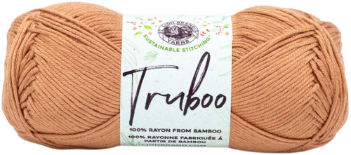 3 Pack - Lion Brand Truboo Yarn-Sienna - 837-184 - 023032082899