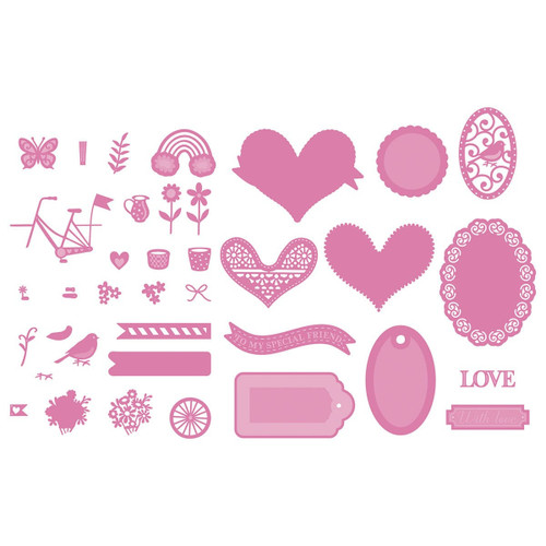 2 Pack - Tonic Studios 2D Die Set-Spring Has Sprung - 5A002K9W-1GLS8