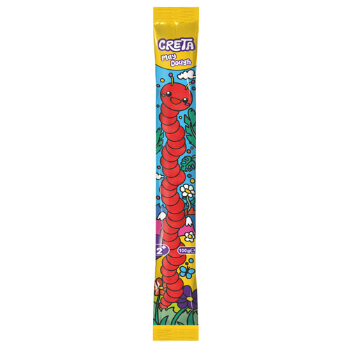 Creta Play Dough 24pc/100g Display -Red - A5003MN3-H1J4M - 8683451102404
