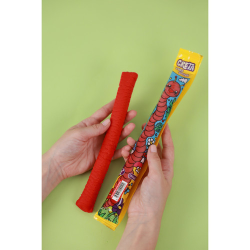 Creta Play Dough 24pc/100g Display -Red - A5003MN3-H1J4M