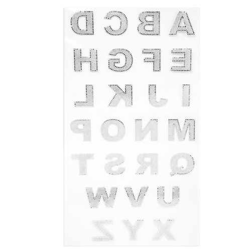 Craft Perfect Bling Sheet 2/Pkg 1.5"-Crystal Letters - 5A003MW4-1HJBG Craft Perfect Bling Sheet 2/Pkg 1.5"-Crystal Letters - 5A003MW4-1HJBG