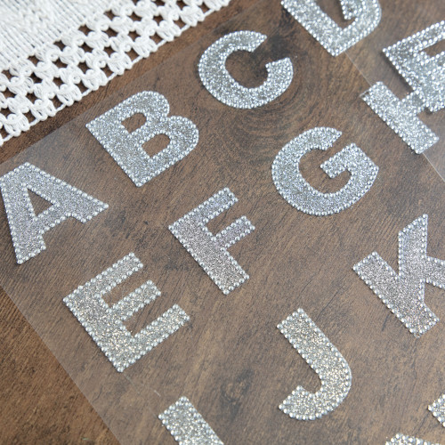 Craft Perfect Bling Sheet 2/Pkg 1.5"-Crystal Letters - 5A003MW4-1HJBG Craft Perfect Bling Sheet 2/Pkg 1.5"-Crystal Letters - 5A003MW4-1HJBG
