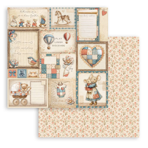 3 Pack - Stamperia Double-Sided Paper Pad 8"X8" 6/Pkg-Baby - 5A003H56-1HC8X