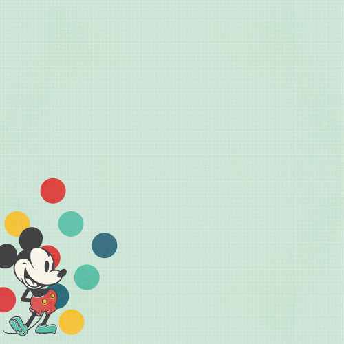 25 Pack - Simple Stories Happiest Place Double-Sided Cardstock 12"X12"-Meeting The Mouse - 5A003JMS-1HDVH