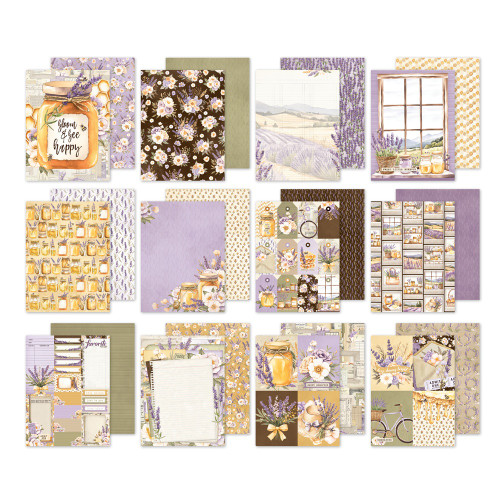3 Pack - Simple Stories Paper Pad 6"X8"-Simple Vintage Lavender Fields - 5A003JQD-1HDX8