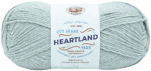 3 Pack - Lion Brand Heartland Yarn-White Sands - 136-152 - 023032080925