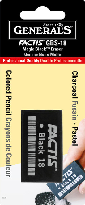 General's Magic Black Eraser 1/Pk-Black - 5A003MYR-1HJHY - 044974181877