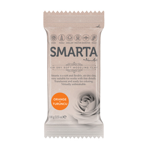 Smarta Air Dry Modeling Clay 100gr-Orange - A5003MNL-H1J59 - 8682923974457