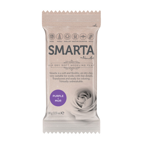 Smarta Air Dry Modeling Clay 100gr-Purple - A5003MNL-H1J5M - 8682923974112
