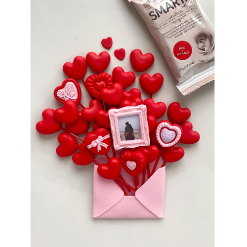 Smarta Air Dry Modeling Clay 100gr-Red - A5003MNL-H1J5D