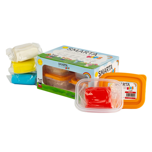 Smarta Kids Air Dry Modeling Clay 70gr-Four Color Set - A5003MP7-H1J78