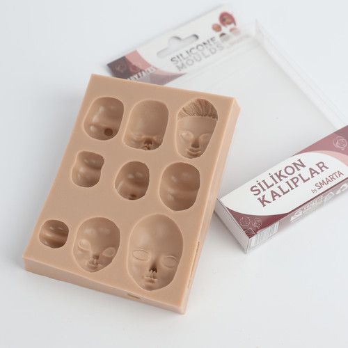 Smarta Silicone Molds-Baby Faces - A5003MNZ-H1J65