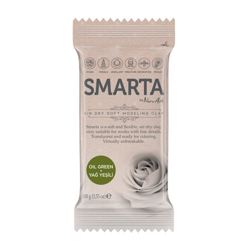 Smarta Air Dry Modeling Clay 100gr-Oil Green - A5003MNL-H1J5S - 8682923974075
