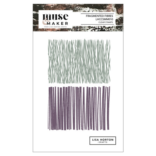 Lisa Horton Crafts Muse & Maker A6 Clear Stamp Set-Fragmented Fibres - 5A003MBL-1HHTC - 780627352002