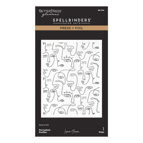 Spellbinders Press + Foil Plate-Perceptual Profiles - 5A003LGF-1HGQP - 810176109519
