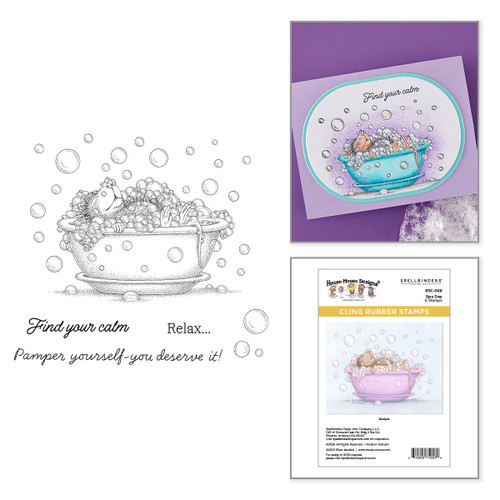 House-Mouse Cling Stamp Set-Spa Day - 5A003LFV-1HGQX